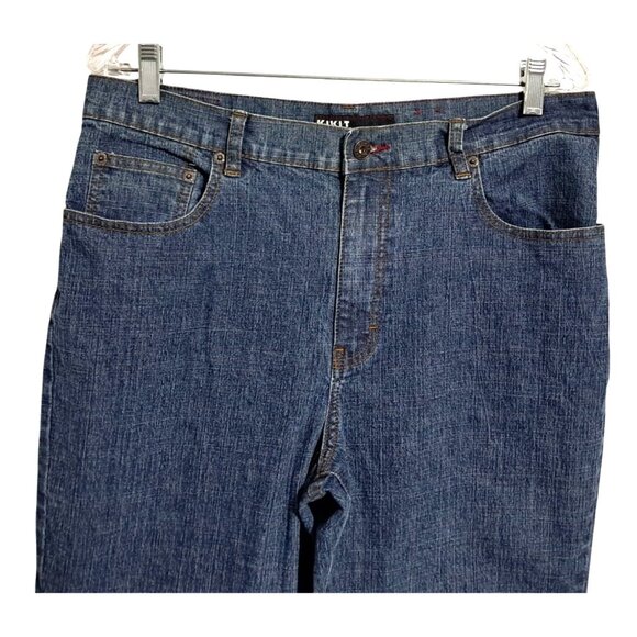 Y2K KIKIT Jeans Womens Size 14 Boot Cut Stretch Blue Denim Maurice Sasson - Picture 4 of 10